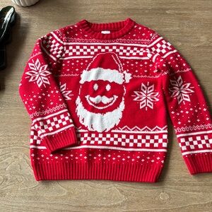 Festive Red Santa Sweater for Men